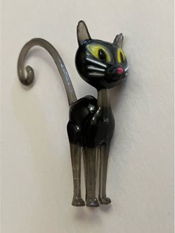 10 x Vintage Black Cat Drink Charm Bundle - Fun Halloween Cocktail Decor