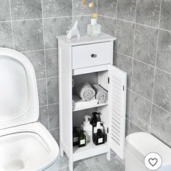 Costway Bathroom Floor Storage Cabinet