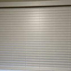 1 Levolor Faux Wood Light Weight Blinds