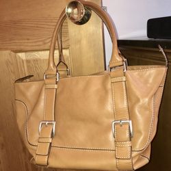 Michael Kors Brookville brown leather bag