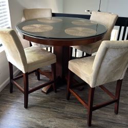 4ft Round High Top Table