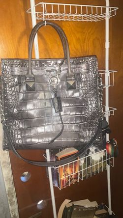 Michael Kors Hamilton Croc-Embossed Tote Bag