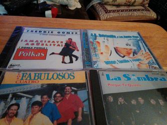4 tejano cds,clean