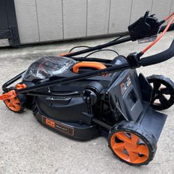 TackLife Battery Lawnmower, 18” Cut