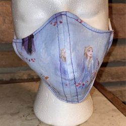 Disney Frozen II Face Mask With Filter 😷 Child Size 8 Years And Under