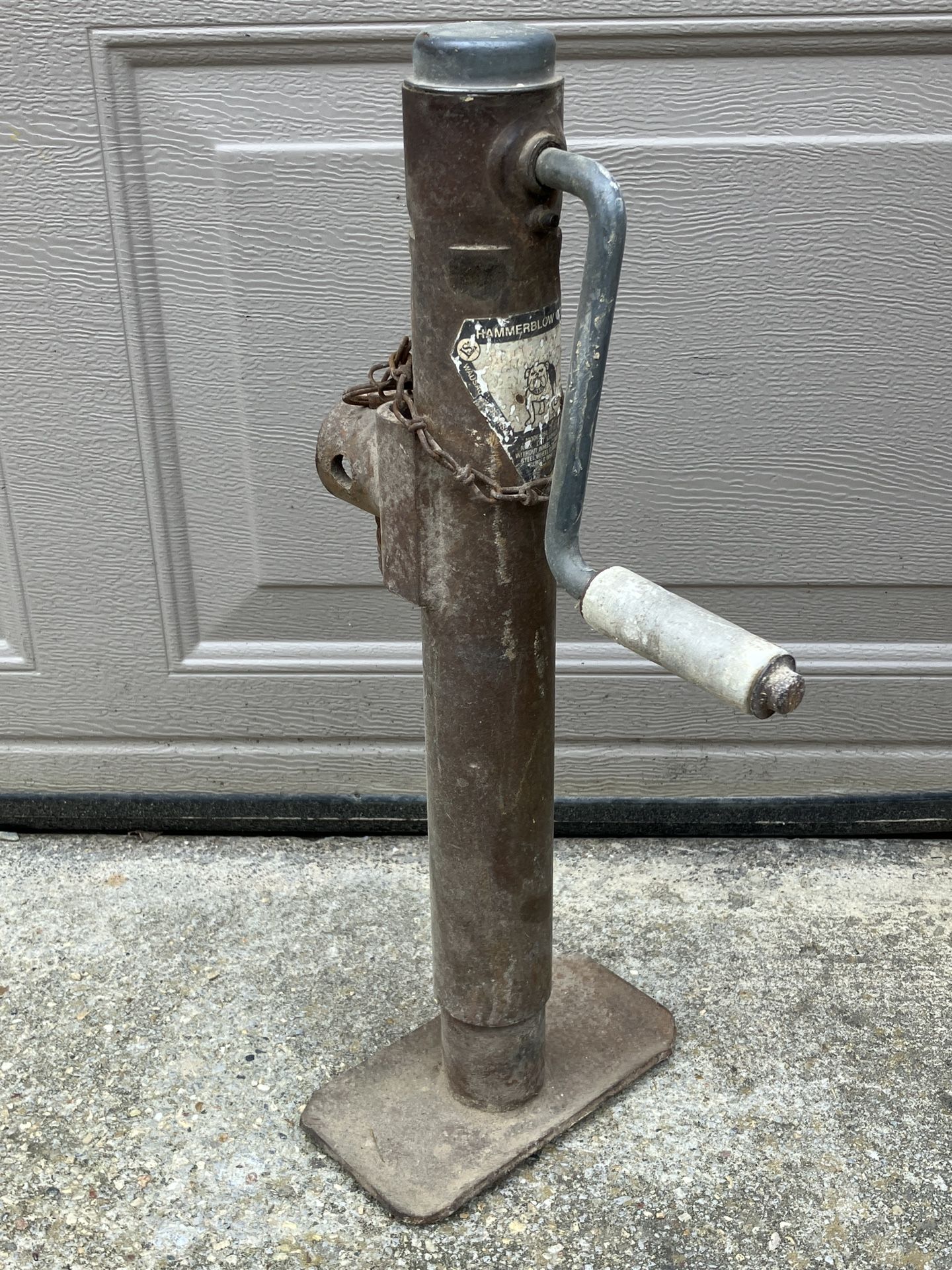 Trailer Jack- this Bulldog Brand tough made