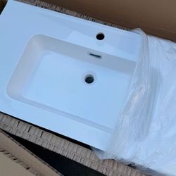 New White Stone Sink