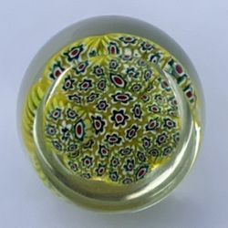 Vintage Murano Millefiori Paperweight