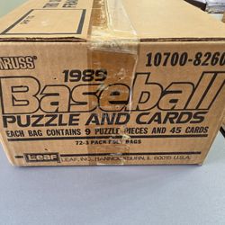 1989 Donruss Rack Pack Case (Unopenned)