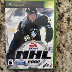 Xbox game NHL 2002