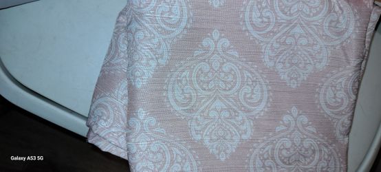 Shower curtain fabric pink