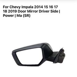2014-2019 Chevy Impala - Driver Side Mirror 