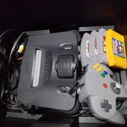 Nintendo 64 with Donkey Kong 64