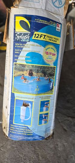Splash Club 12 ft Above Ground Family Pool Package