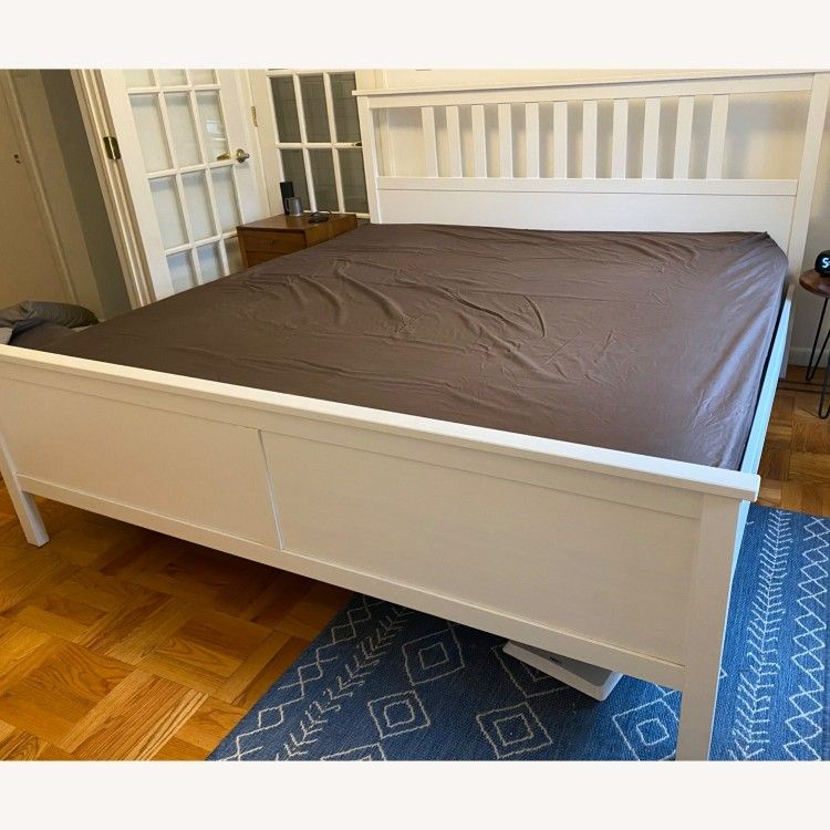 IKEA Hemnes 🛏️ Bedroom Bed Frame King Size White