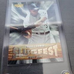 1996 Pinnacle Slugfest Frank Thomas #1 HOF in plastic