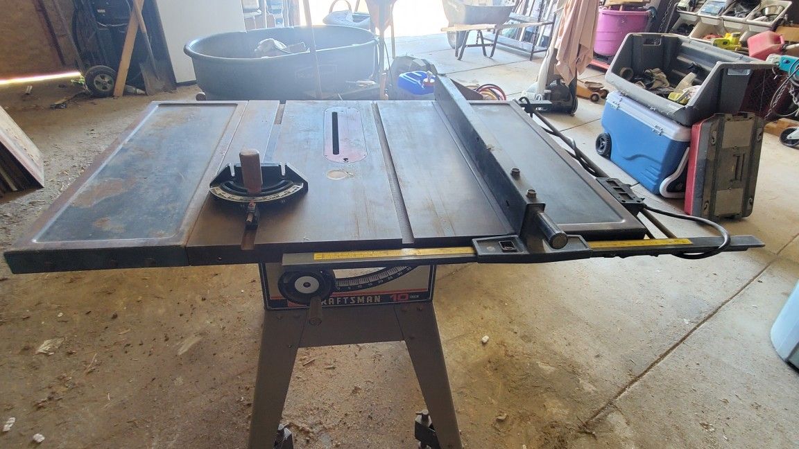 Craftsman Table Saw 10 "