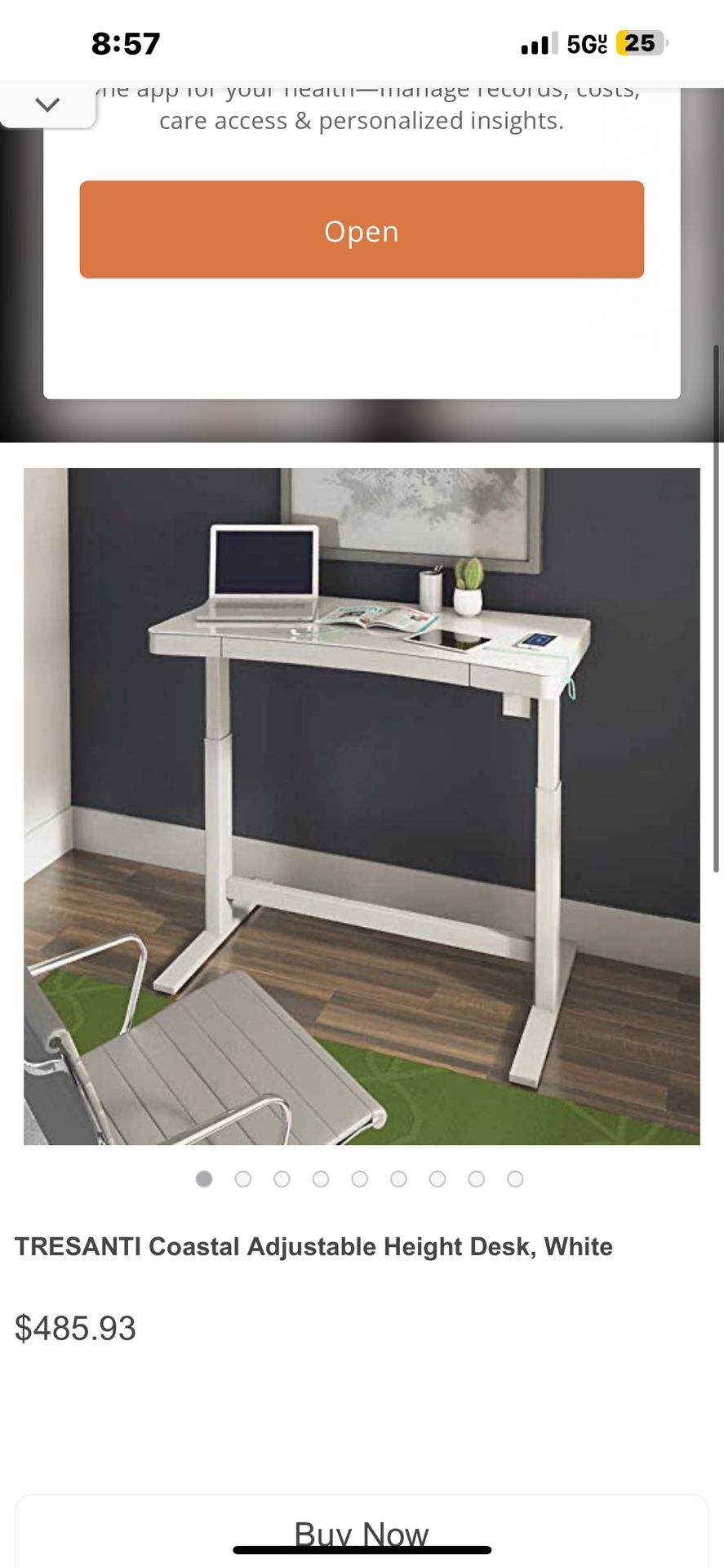 Adjustable Height Desk