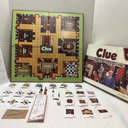 Vintage Parker Brothers Clue Classic Detective Board Game