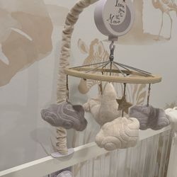 Musical Baby Crib Mobile - Like New!