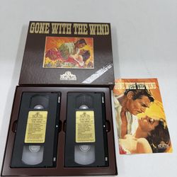 Gone With The Wind" Box Set 2 Tape VHS, 