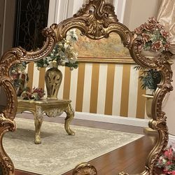 Very  Gorgeous  Antique wood Mirror