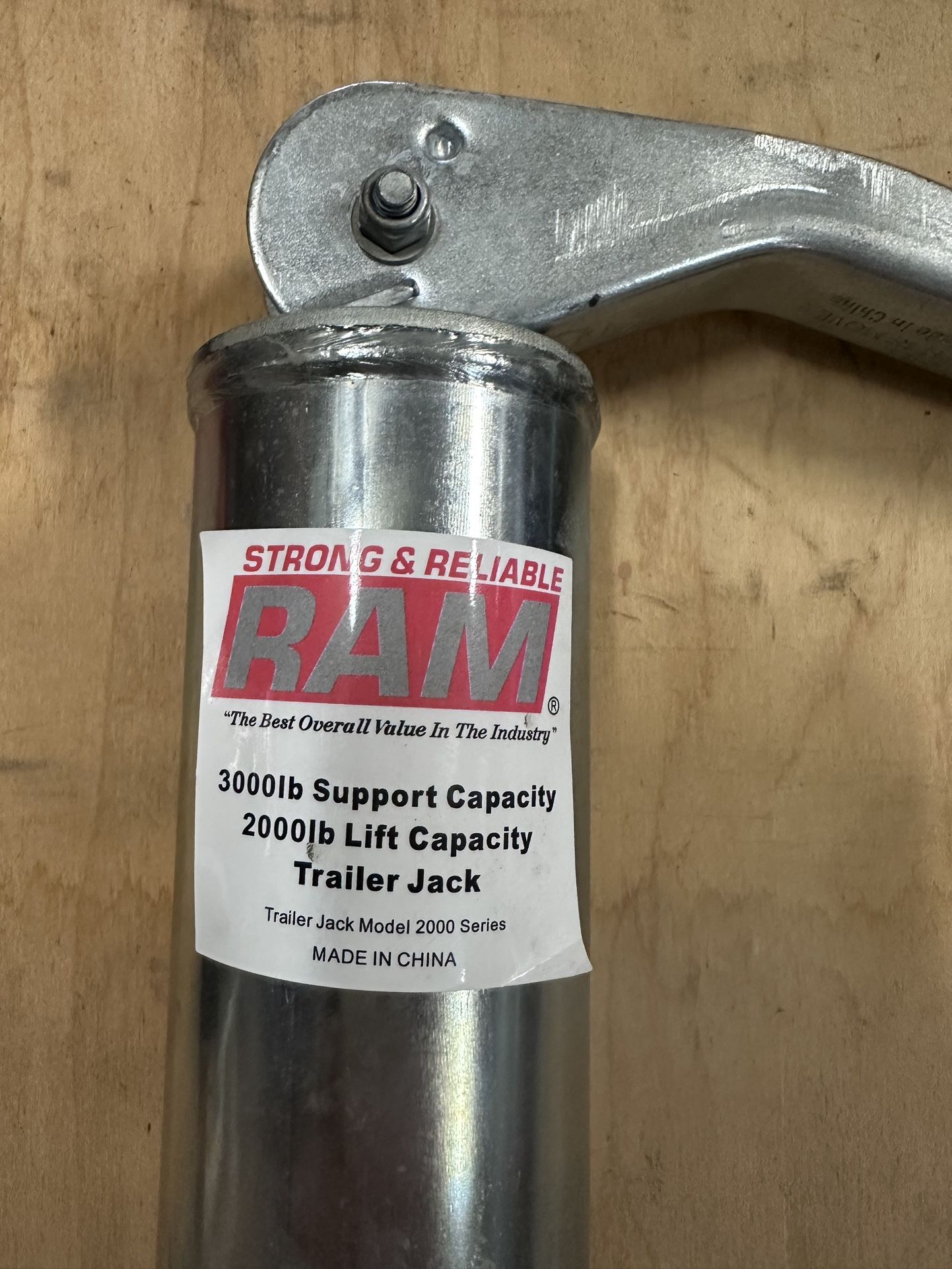 RAM 2000 Lb Lift Capacity Trailer Jack - Model 2000 Series