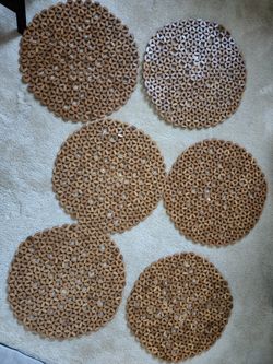 West Elm Bamboo Place Mats Brand New