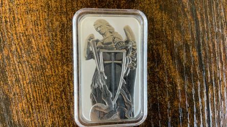 1 Troy Oz .999 Silver (st. Michael)