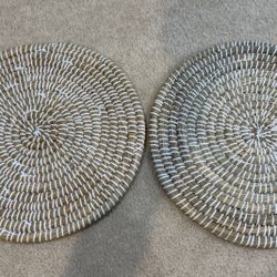 NEW two round placemats 