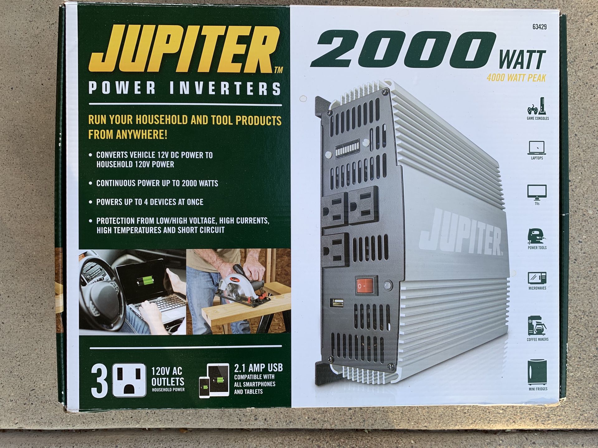 2000 Watt Power Inverter Never Used!