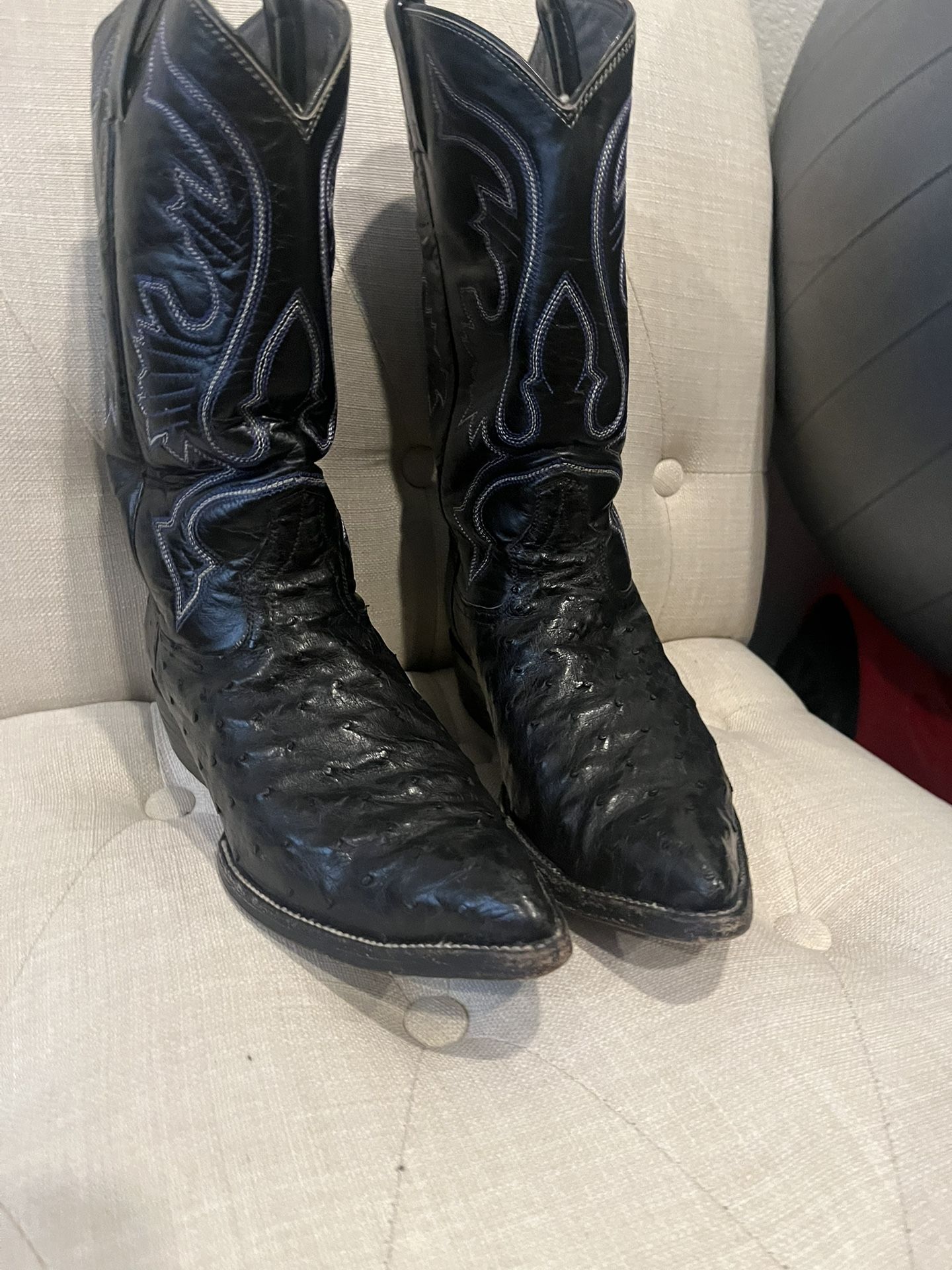 Ostrich Boots