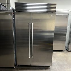 Sub Zero 48”Wide Built In Stainless Steel Refrigerator 