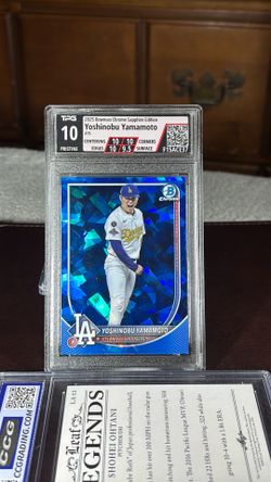 2025 Bowman Chrome Sapphire Yoshinobu Yamamoto Gem Mint 10