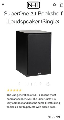 SuperOne 2.1 Bookshelf Loudspeaker Single
