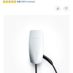 Tesla - Universal Wall Connector Level 2 Hardwired Electric Vehicle (EV) Charger – up to 48A– 24’ - White