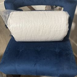 King Size 3 Piece Quilt Set - White