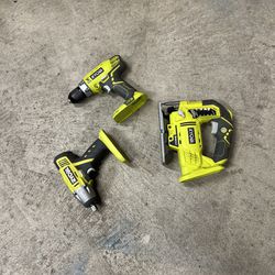 Ryobi Tools  18 Volts. $120 For All Three Or $45 Each.