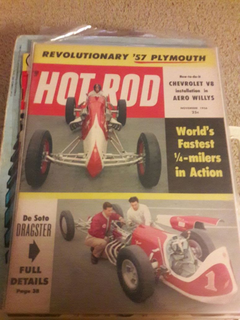 Vintage hot rod Nov 1956
