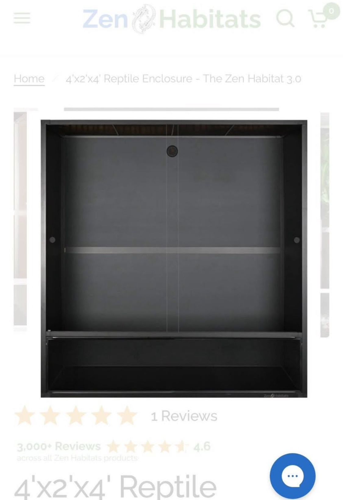 NEW zen habitats 4x2x4