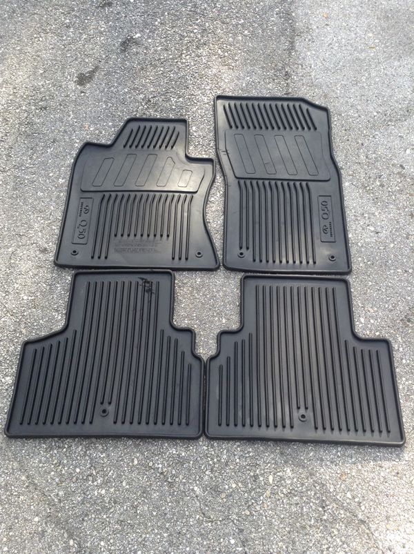 2014 2017 Infiniti Q50 Oem All Season Rubber Floor Mats Color