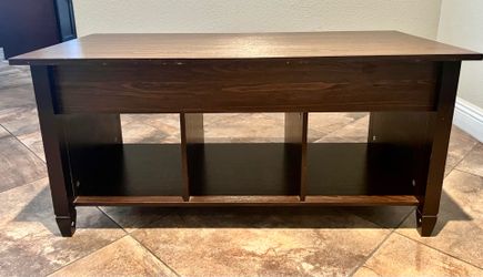 Wood Table w/ Storage