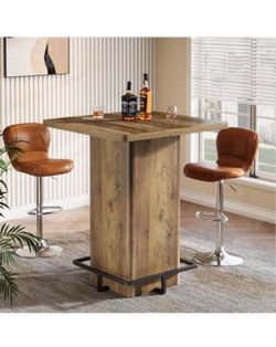 39” Bar Table – High Top Dining Table