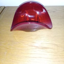 Antique Red Glass Home Decor