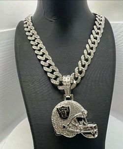 Raiders iced Chain Necklace see all pictures sold separately SHIPPING AVAILABLE