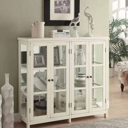 Brand New White Accent Cabinet