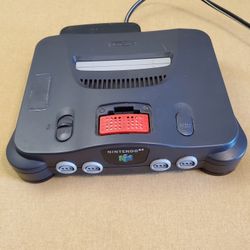 Nintendo 64 Console, Expansion Pack And Power Cord N64