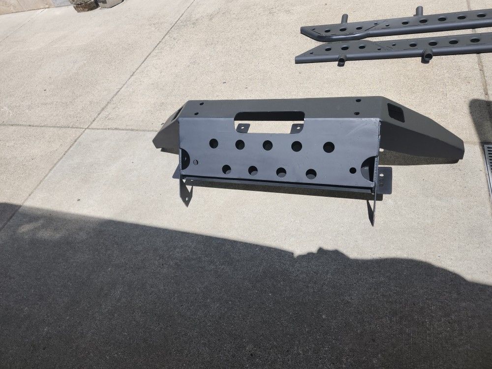 Toyota Fj Cruiser Front Bumper And Rock Sliders