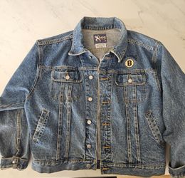Boston Bruins Logo Jean Jacket