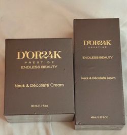 New D'OR24K Prestige Neck Cream & Serum Set - Sealed (Retails $3900)